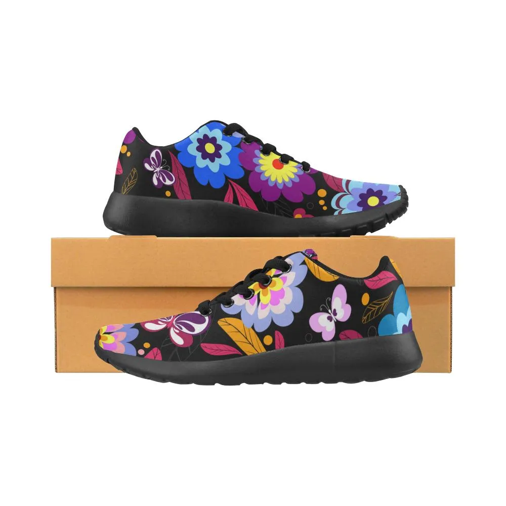 Zenzzle graphic floral Women's Running shoes Casual Lightweight Athletic Sneakers US size 6-15
