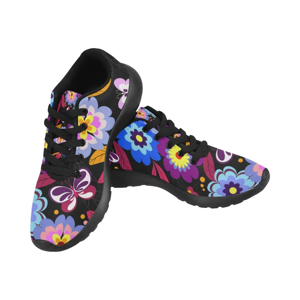 Zenzzle graphic floral Women's Running shoes Casual Lightweight Athletic Sneakers US size 6-15