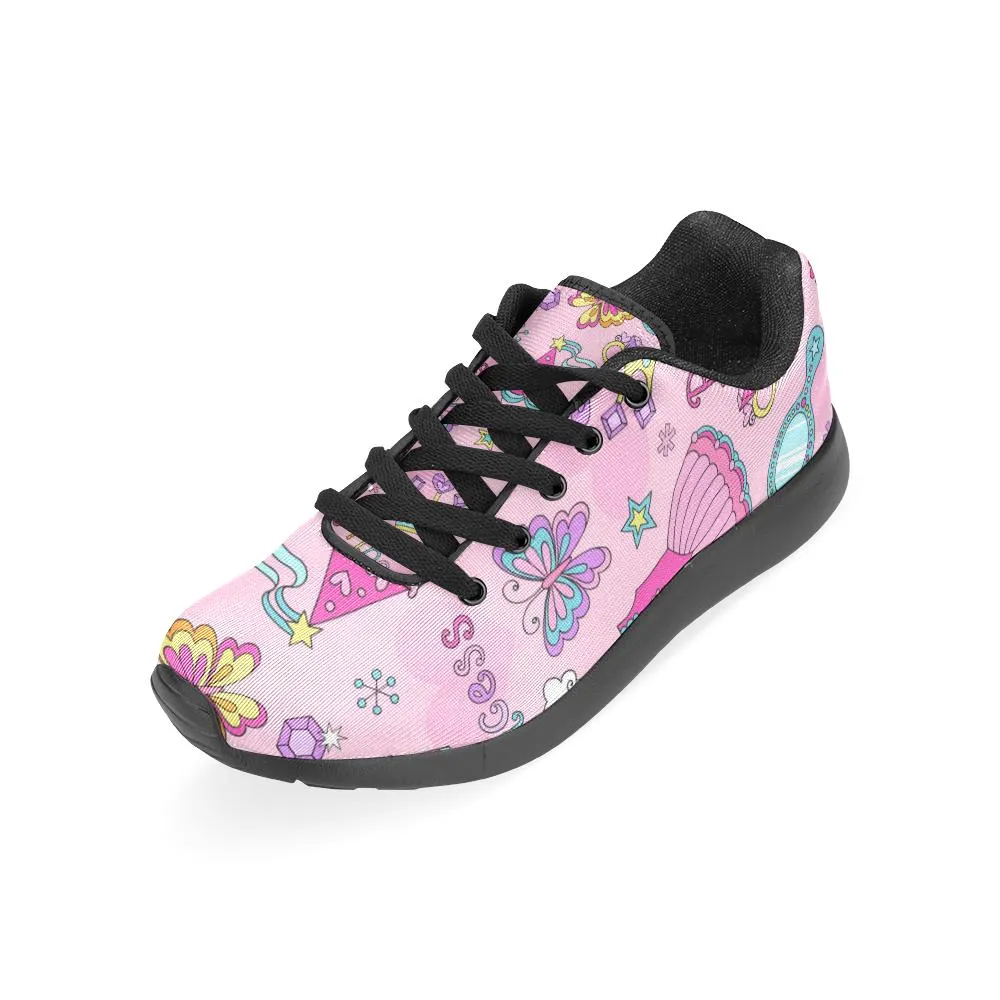 Zenzzle Princess Fairytale pattern Women's Running shoes Casual Lightweight Athletic Sneakers US size 6-15