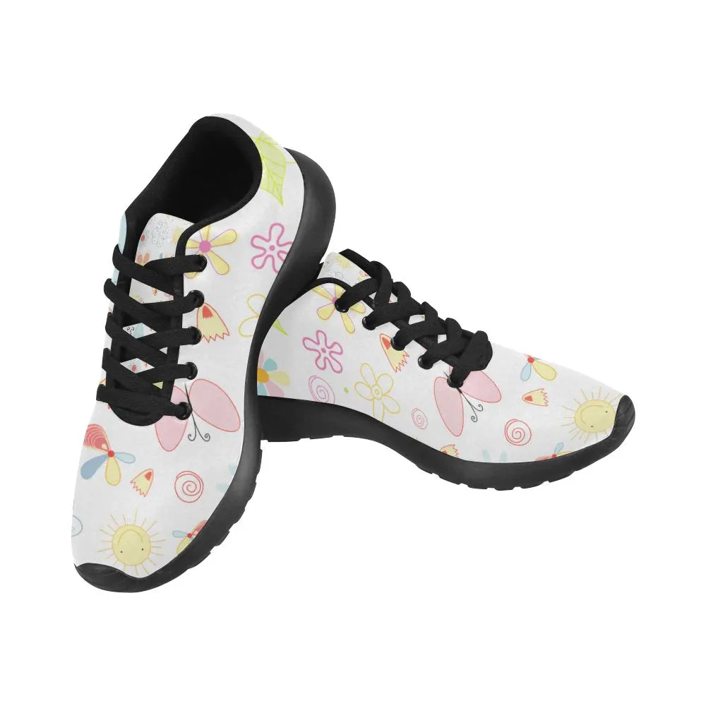 Zenzzle summer butterflies pattern print on Women's Running shoes Casual Lightweight Athletic Sneakers US size 6-15
