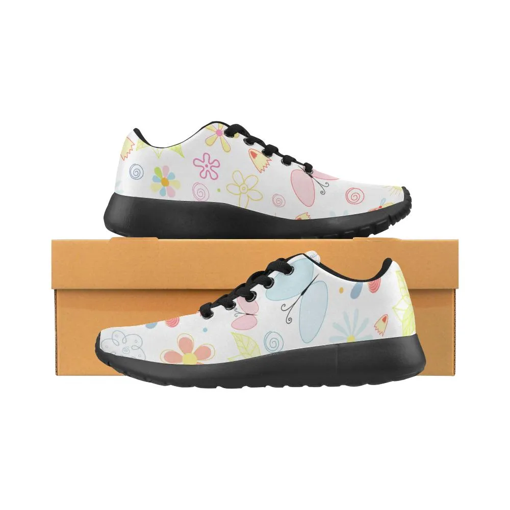 Zenzzle summer butterflies pattern print on Women's Running shoes Casual Lightweight Athletic Sneakers US size 6-15