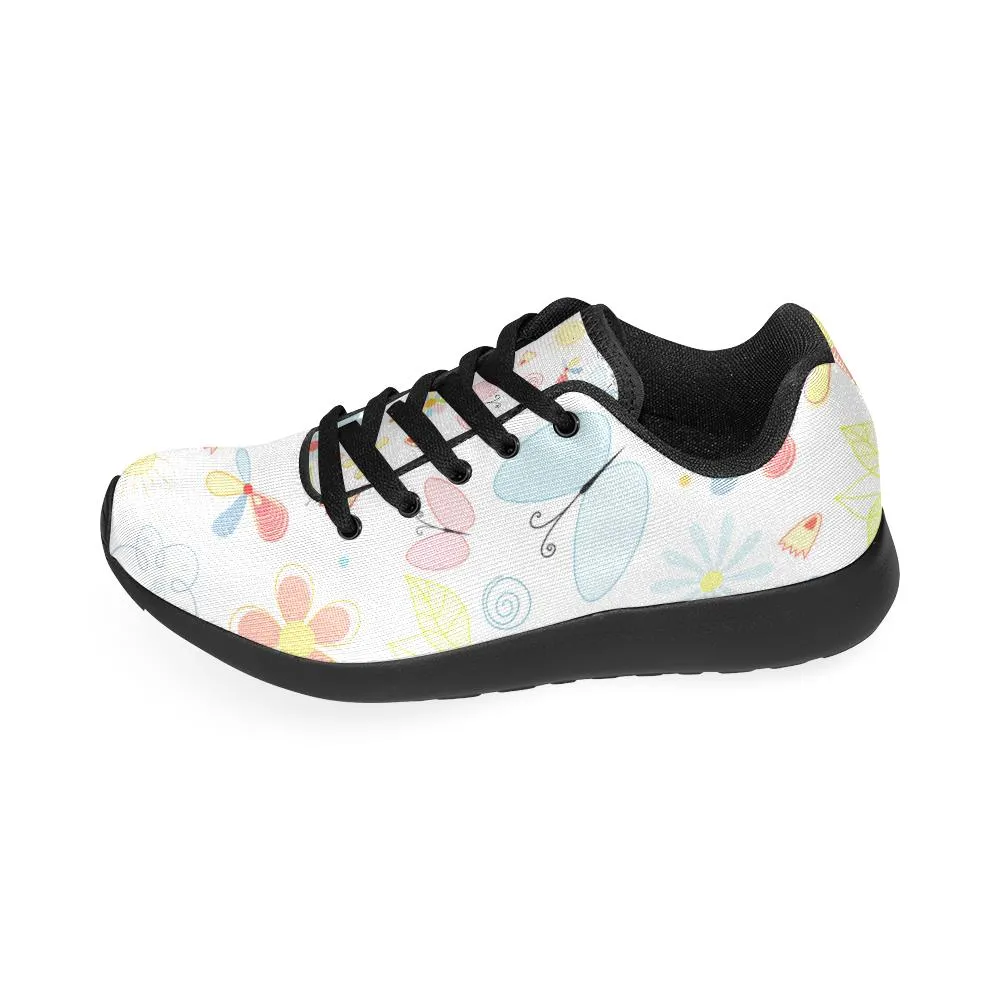 Zenzzle summer butterflies pattern print on Women's Running shoes Casual Lightweight Athletic Sneakers US size 6-15