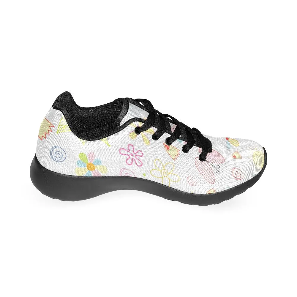 Zenzzle summer butterflies pattern print on Women's Running shoes Casual Lightweight Athletic Sneakers US size 6-15