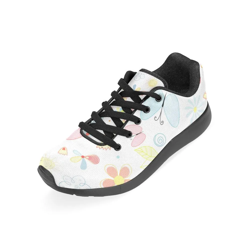 Zenzzle summer butterflies pattern print on Women's Running shoes Casual Lightweight Athletic Sneakers US size 6-15